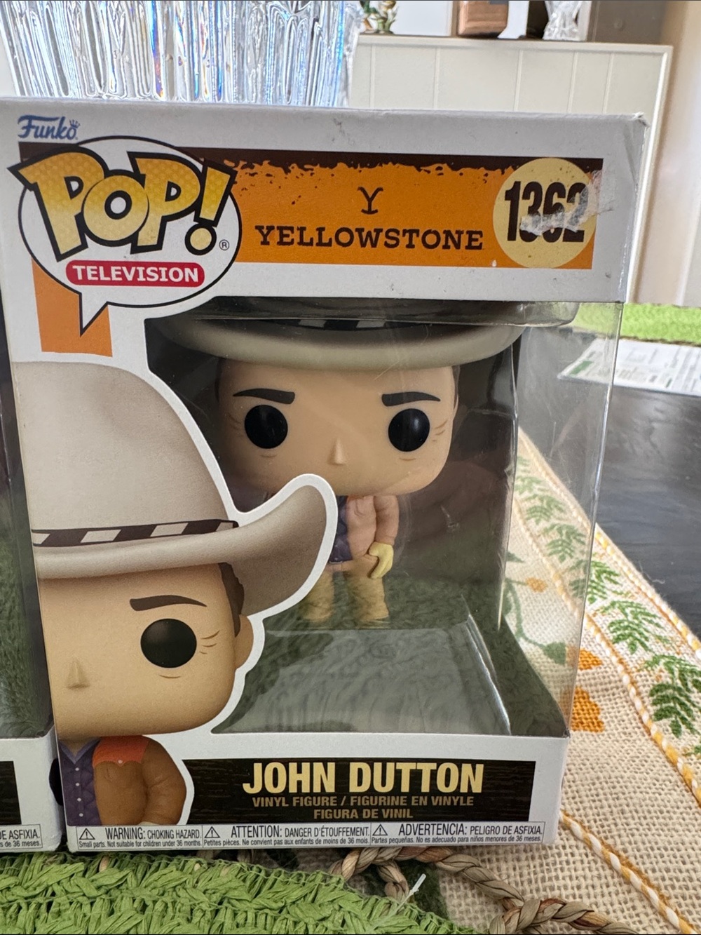 Funko Pop! Television John Dutton Vinyl Figure - White, Tan, Yellow